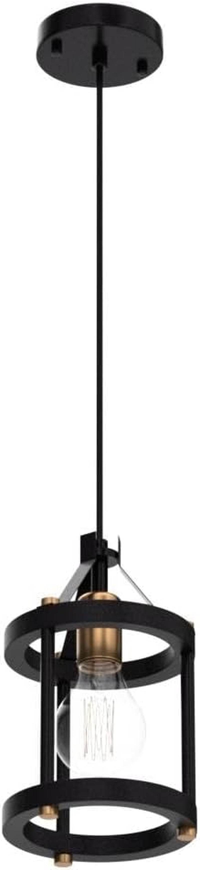 Black Farmhouse Pendant Lights With Adjustable Cords