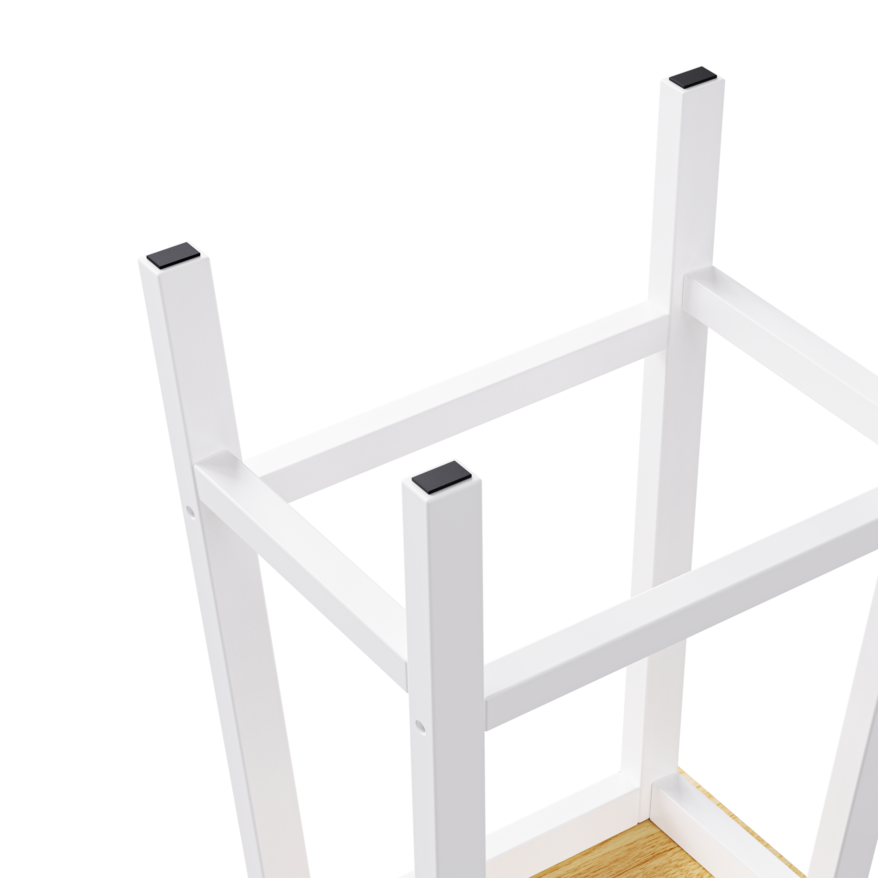 K&K 53inch Large Kitchen Island with 2 Bar Stools, Power Outlet,Door Internal Storage Rack, Kitchen Storage Cart on 5 Wheels with Drop Leaf, 5 Open Side Racks, 3 Drawers, for Kitchen,Dining Room,White