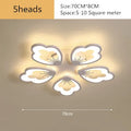 Lotus Design LED Acrylic Chandelier Ceiling Lamp for Modern Living, Dining, and Study Rooms