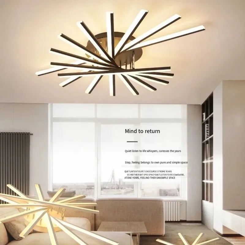 DecorBites™ LED Ceiling Chandelier Indoor Lighting Living Room Bedroom Hall Aisle Lustre Fixture