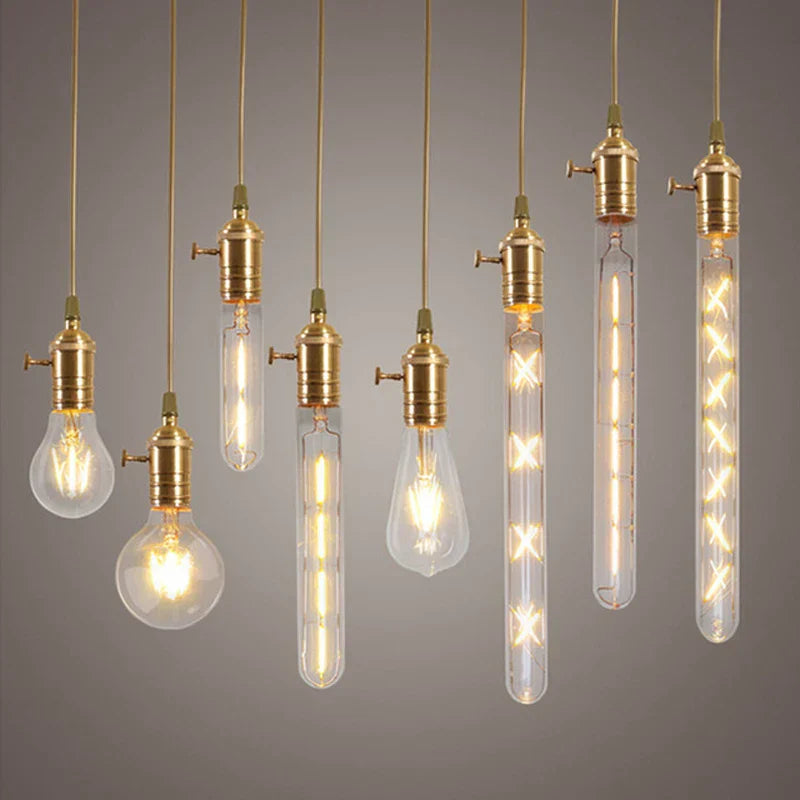 DecorBites™ LED Filament Bulbs: Ultra Bright E27 4W-8W Edison Lamp Bulbs for Pendant Home Lighting