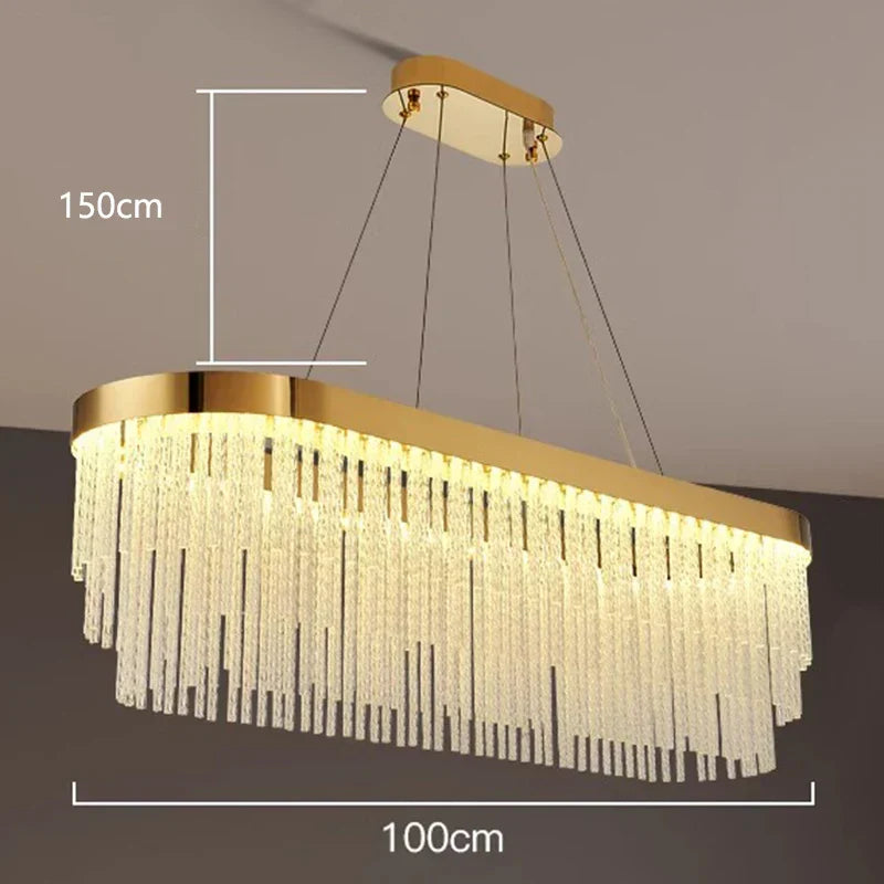 DecorBites™ LED Pendant Chandeliers for Modern Living & Dining Room Lighting