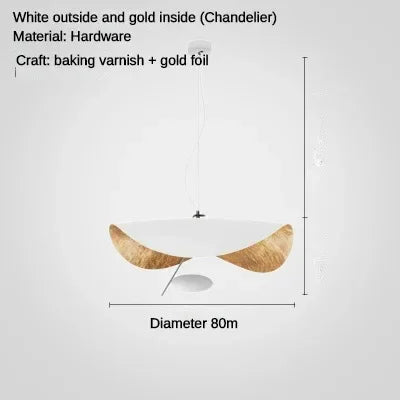 DecorBites™ LED Flying Saucer Chandelier - Modern Ceiling Light for Living Room & Bar