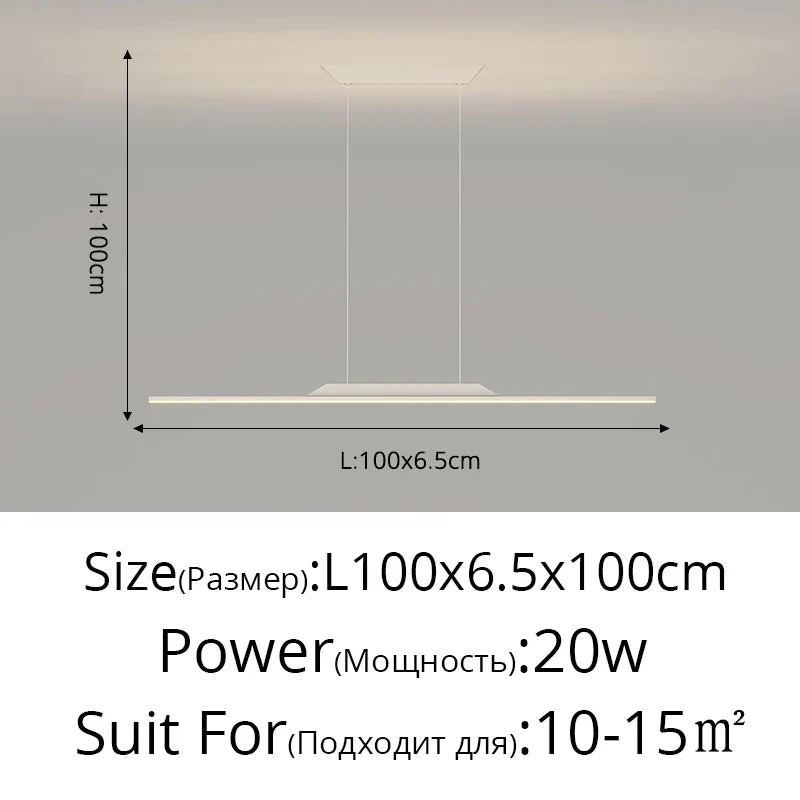 DecorBites™ LED Pendant Lamp - Minimalist Hanging Light for Dining Room & Home Decor