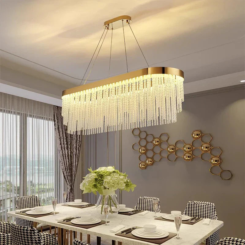 DecorBites™ LED Pendant Chandeliers for Modern Living & Dining Room Lighting