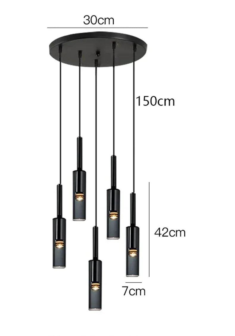 DecorBites™ LED Pendant Chandeliers for Modern Home Decor and Indoor Lighting