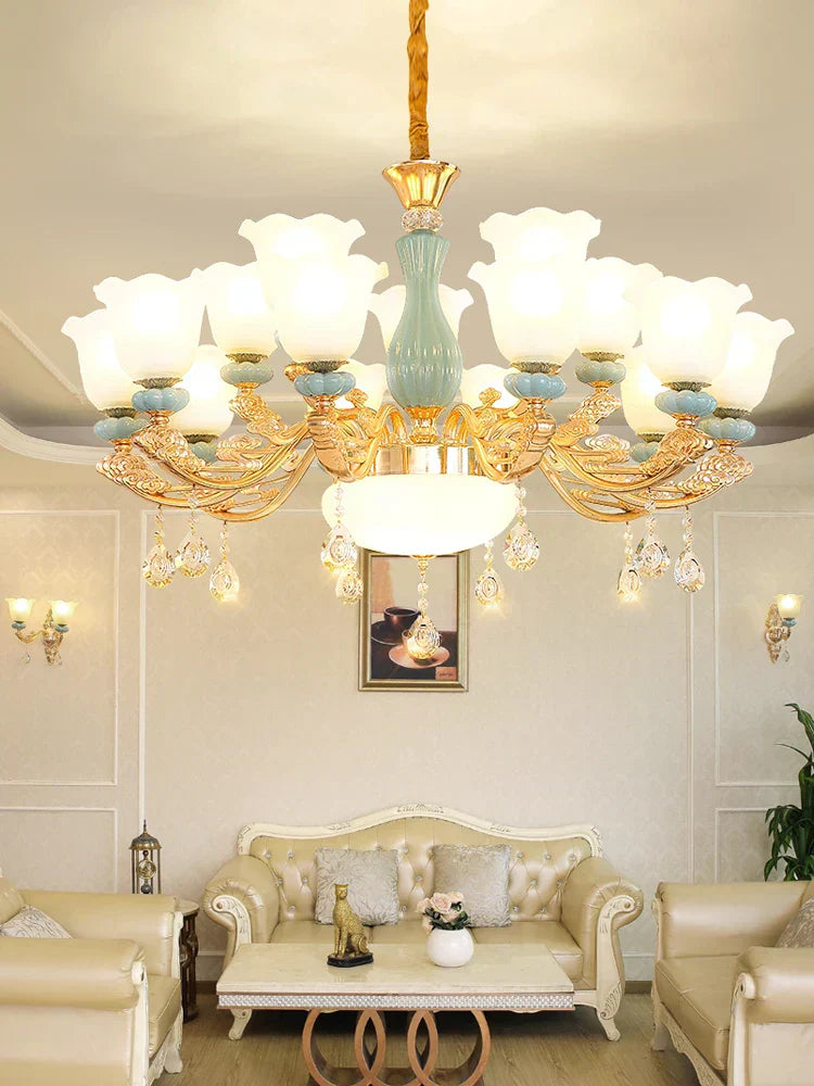 DecorBites™ Luxe European Chandelier for Living Room, Bedroom, Dining Hall - Modern, Elegant Design