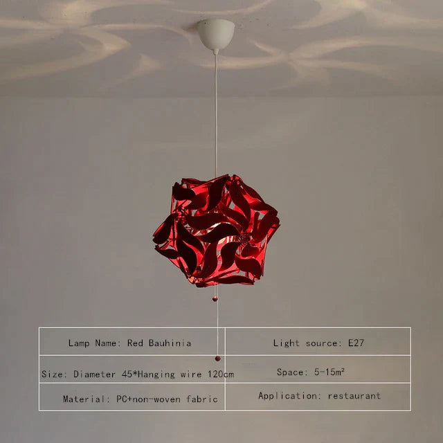 DecorBites™ Luxe Bauhinia Chandelier: Elegant LED Decor for Store, Bedroom & More