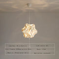 Luxe Bauhinia Chandelier: Elegant LED Decor for Store, Bedroom & More