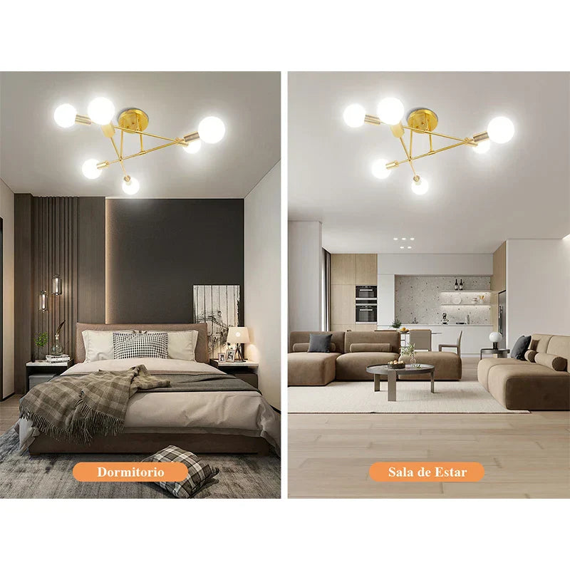 DecorBites™ LED Ceiling Chandelier Pendant Light for Kitchen Living Room Home Decor