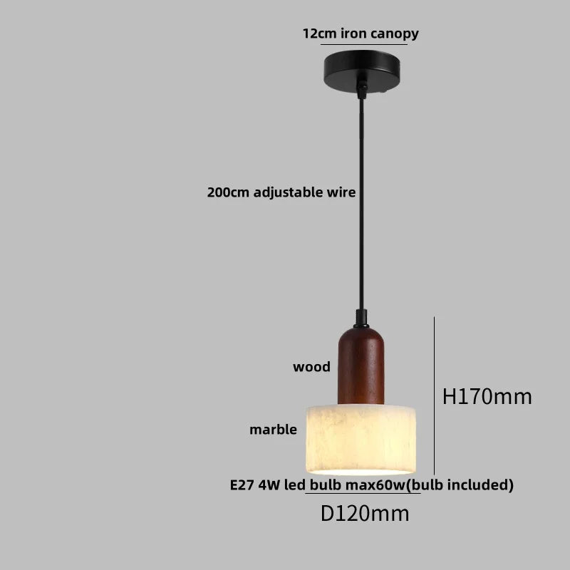 DecorBites™ LED Pendant Lamp Adjustable Wire Globe Hanging Light Fixtures