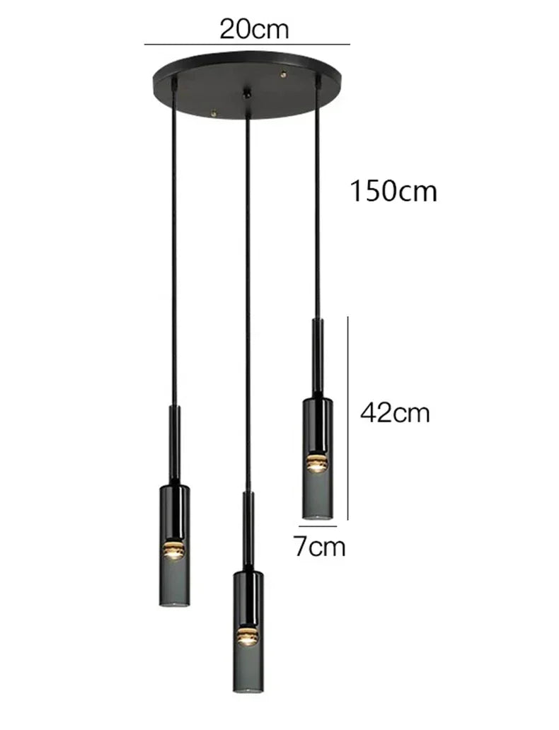 DecorBites™ LED Pendant Chandeliers for Modern Home Decor and Indoor Lighting