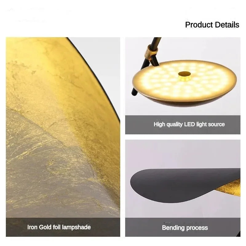 DecorBites™ LED Flying Saucer Chandelier - Modern Ceiling Light for Living Room & Bar