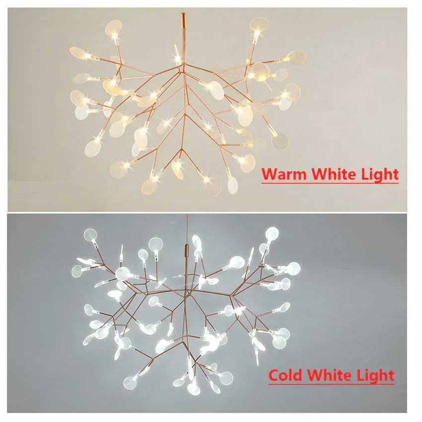 Luxe Chandelier: Modern Nordic Ceiling Light for Living & Dining Room