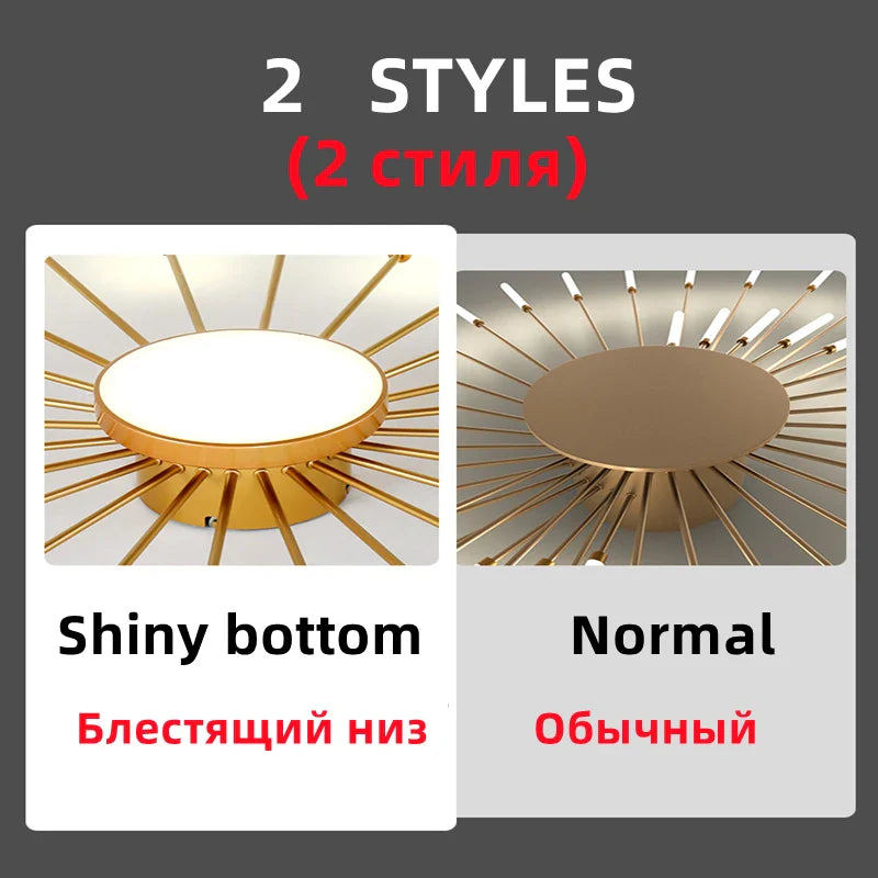 LED Firework Chandelier: Modern Nordic Living Room Bedroom Pendant Light Fixtures