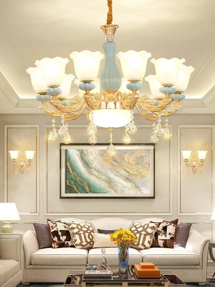 DecorBites™ Luxe European Chandelier for Living Room, Bedroom, Dining Hall - Modern, Elegant Design