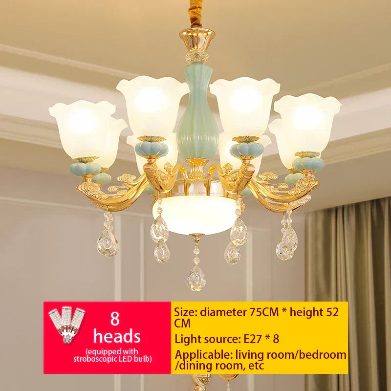 DecorBites™ Luxe European Chandelier for Living Room, Bedroom, Dining Hall - Modern, Elegant Design