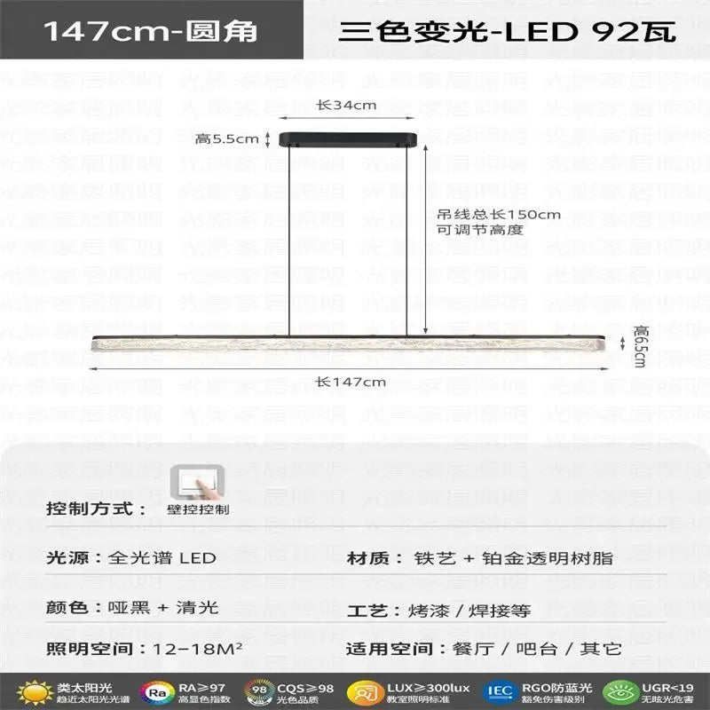 DecorBites™ LED Pendant Chandelier for Modern Home Decor and Indoor Lighting