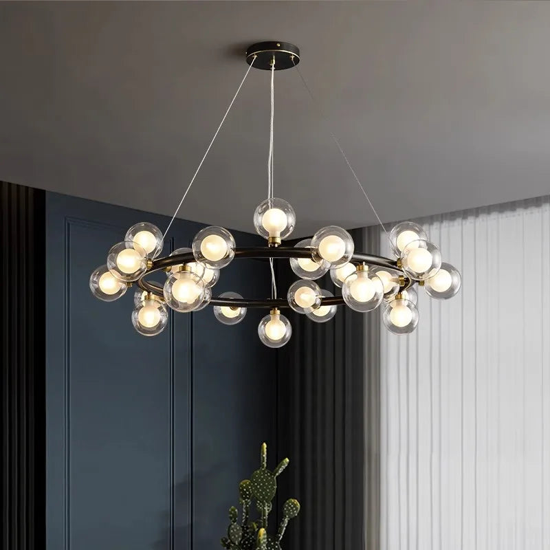 DecorBites™ LED Pendant Chandeliers for Modern Living and Dining Room Lighting