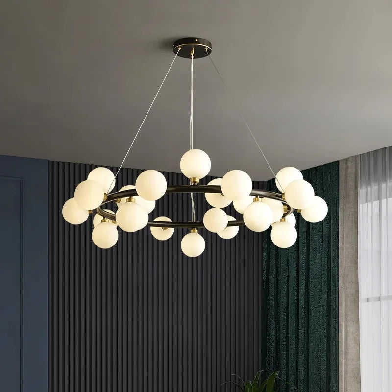 DecorBites™ LED Pendant Chandeliers for Modern Living and Dining Room Lighting