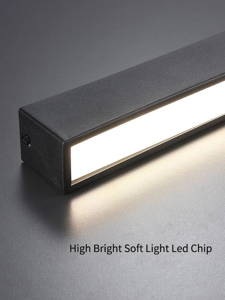 Linear LED Ceiling Light for Living Room Bedroom Aisle Balcony Dining Minimalist Lustre