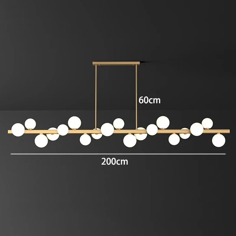 DecorBites™ LED Pendant Chandeliers for Modern Home Decor and Indoor Lighting