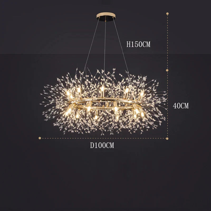 DecorBites™ LED Pendant Chandeliers for Modern Living and Dining Room Decor