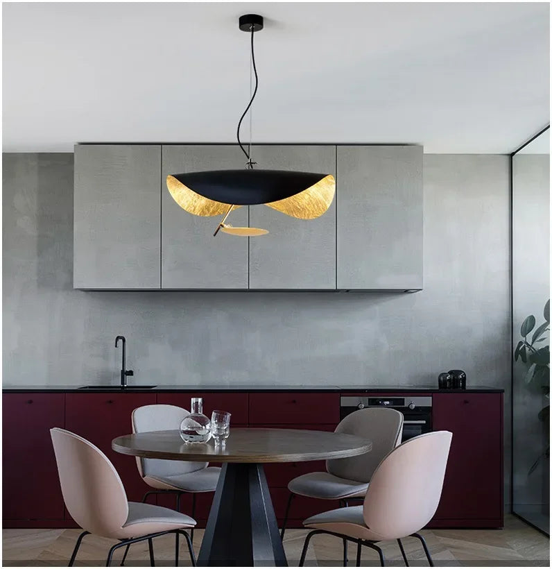 DecorBites™ LED Flying Saucer Chandelier - Modern Ceiling Light for Living Room & Bar