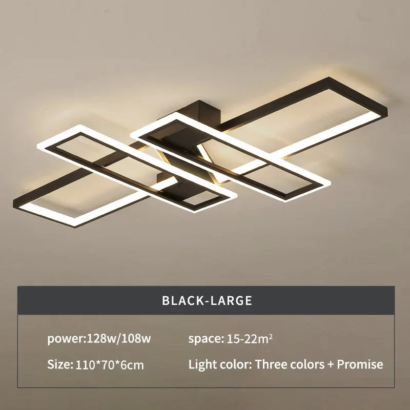 DecorBites™ LED Ceiling Chandelier: Modern Living Room Dining Kitchen Decor Lighting Fixture