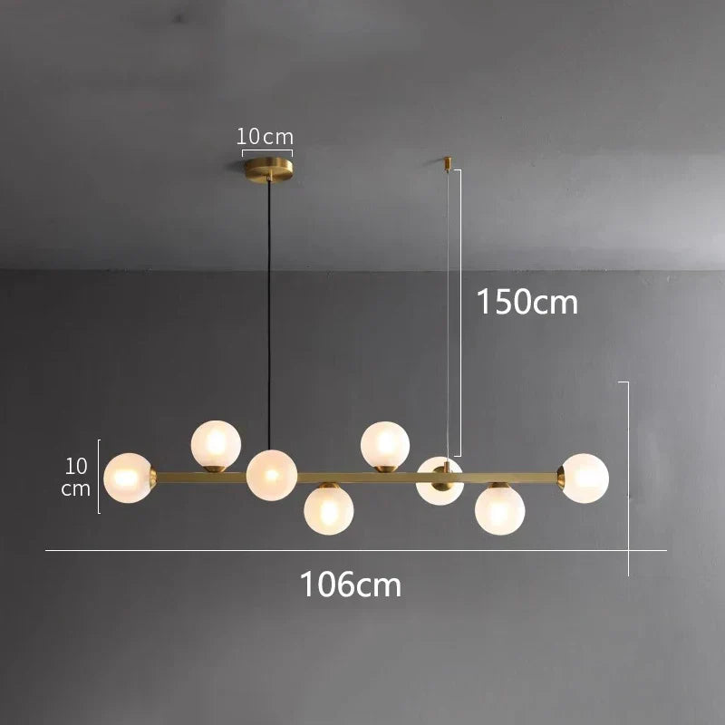 DecorBites™ LED Pendant Chandeliers for Modern Living and Dining Room Lighting