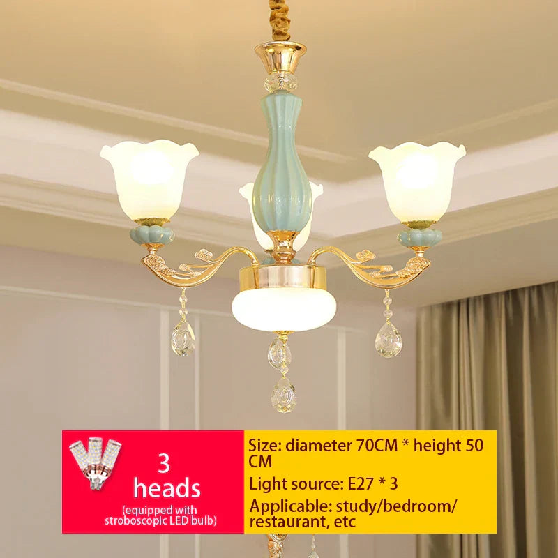 DecorBites™ Luxe European Chandelier for Living Room, Bedroom, Dining Hall - Modern, Elegant Design