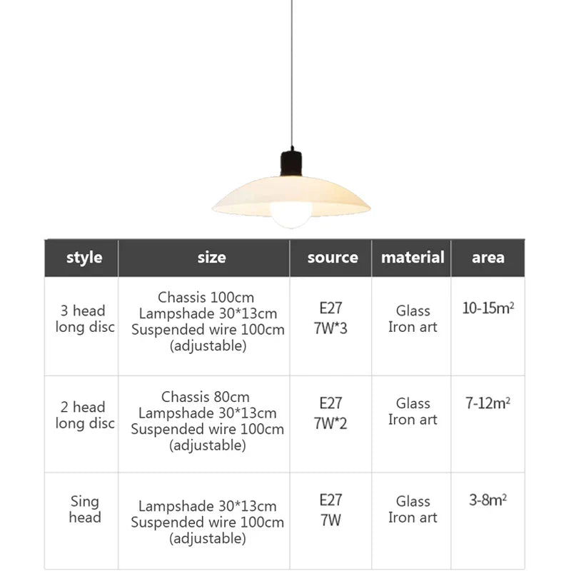 DecorBites™ LED Pendant Chandelier Modern Minimalist Living Bedroom Lighting