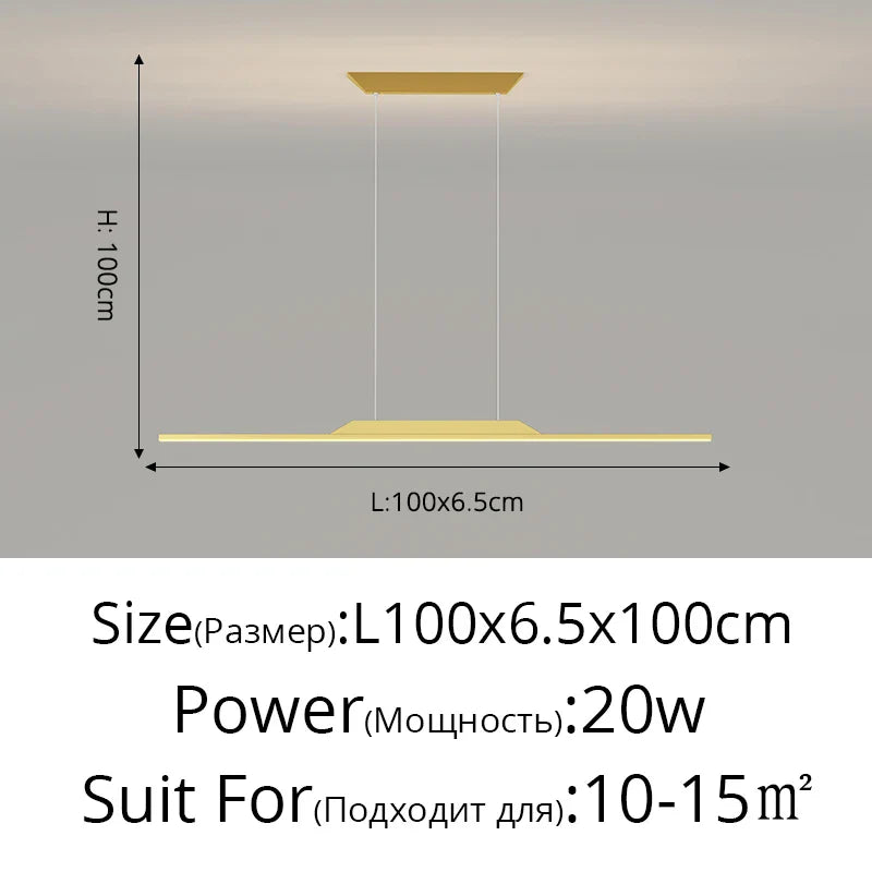 DecorBites™ LED Pendant Lamp - Minimalist Hanging Light for Dining Room & Home Decor