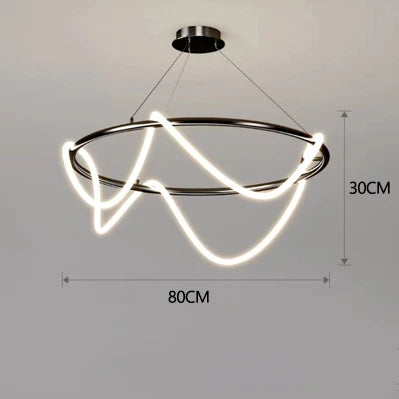 DecorBites™ LED Long Hose Chandelier for Dining Room Kitchen Bar Pendant Lamp