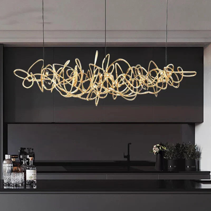 LED Pendant Chandeliers for Modern Living & Dining Room Lighting