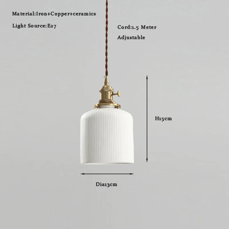 Modern Brass Pendant Light - Adjustable and Rustic, Perfect for Kitchen Islands and Living Rooms