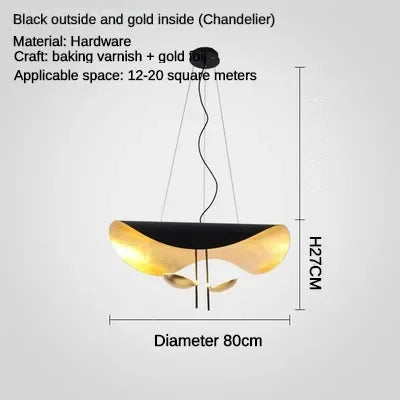 DecorBites™ LED Flying Saucer Chandelier - Modern Ceiling Light for Living Room & Bar