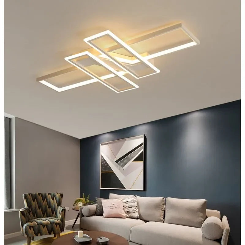 DecorBites™ LED Ceiling Chandelier: Modern Living Room Dining Kitchen Decor Lighting Fixture