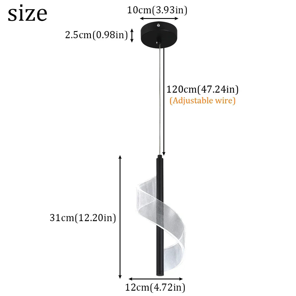 DecorBites™ LED Pendant Chandelier Ceiling Lamp for Living Room Dining Kitchen Home Decor