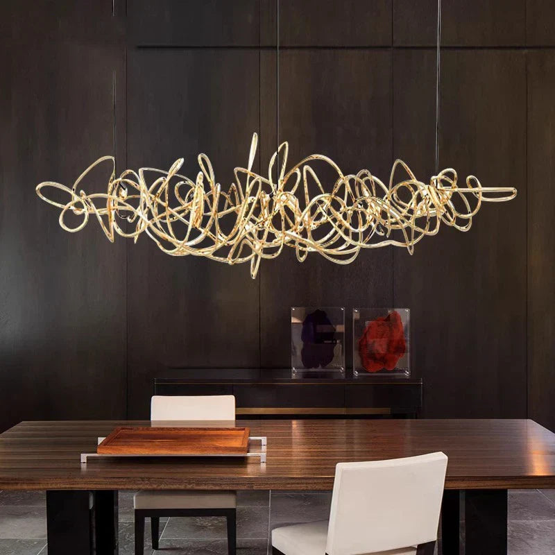 DecorBites™ LED Pendant Chandeliers for Modern Living & Dining Room Lighting