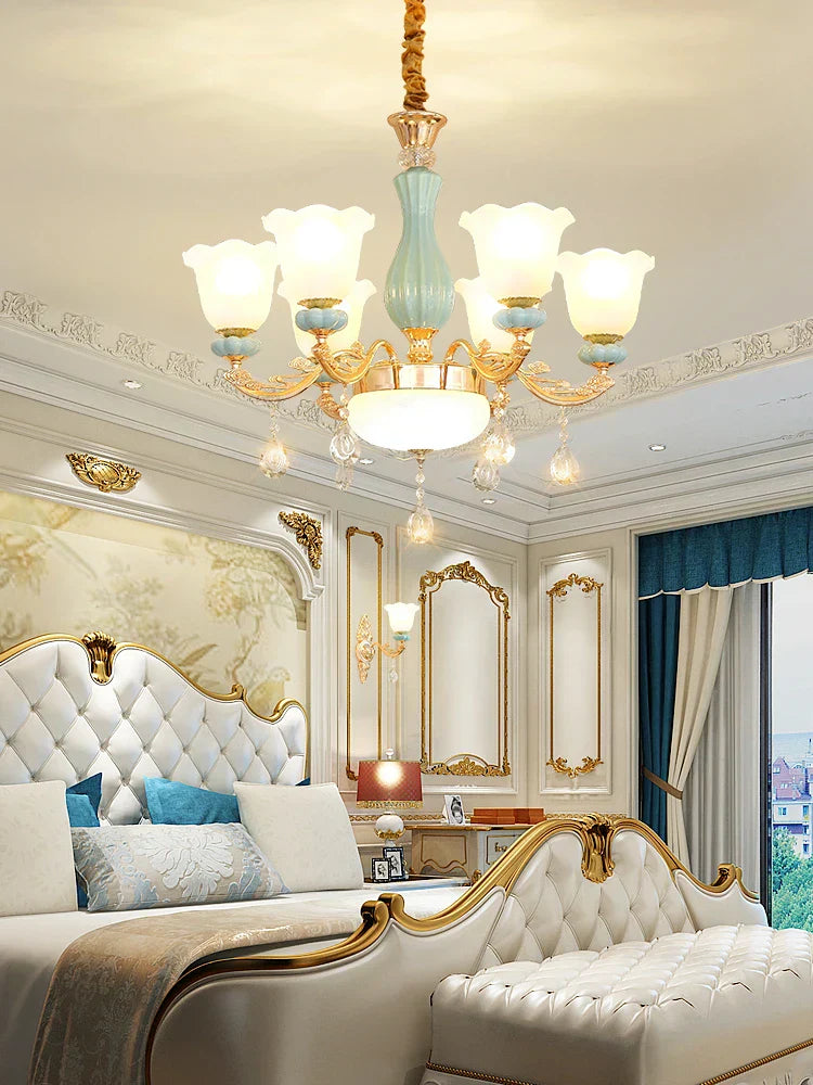 DecorBites™ Luxe European Chandelier for Living Room, Bedroom, Dining Hall - Modern, Elegant Design