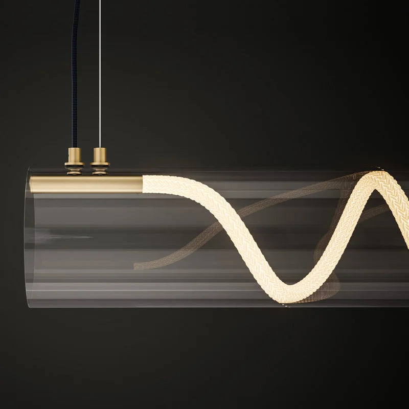 LED Long Tube Pendant Lights: Stylish Lighting for Home, Restaurant, and Bar