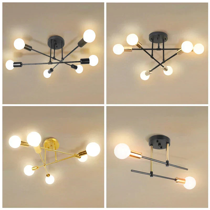 DecorBites™ LED Ceiling Chandelier Pendant Light for Kitchen Living Room Home Decor