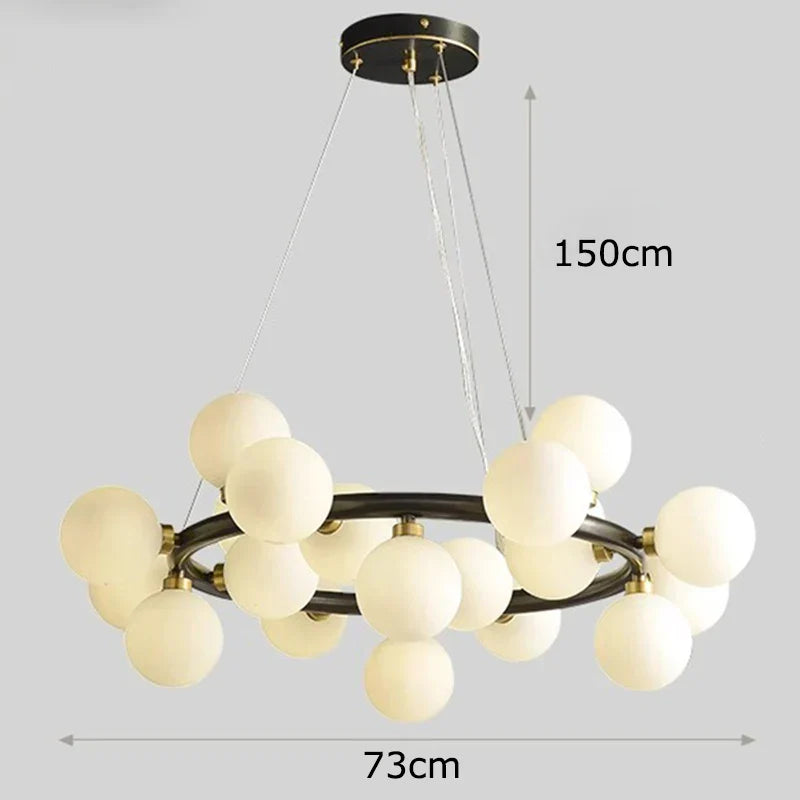 DecorBites™ LED Pendant Chandeliers for Modern Living and Dining Room Lighting