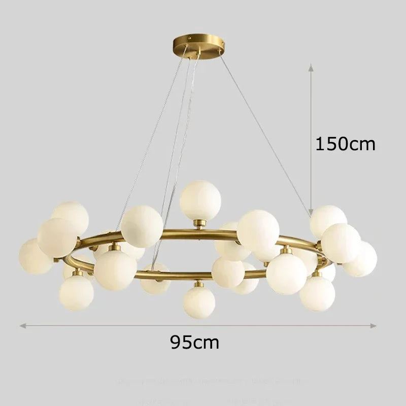 DecorBites™ LED Pendant Chandeliers for Modern Living and Dining Room Lighting