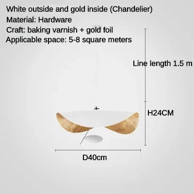 DecorBites™ LED Flying Saucer Chandelier - Modern Ceiling Light for Living Room & Bar