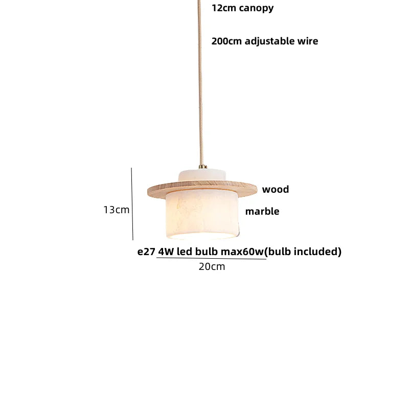 LED Pendant Lamp Adjustable Wire Globe Hanging Light Fixtures