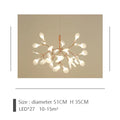 Luxe Chandelier: Modern Nordic Ceiling Light for Living & Dining Room