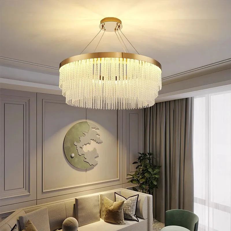 DecorBites™ LED Pendant Chandeliers for Modern Living & Dining Room Lighting