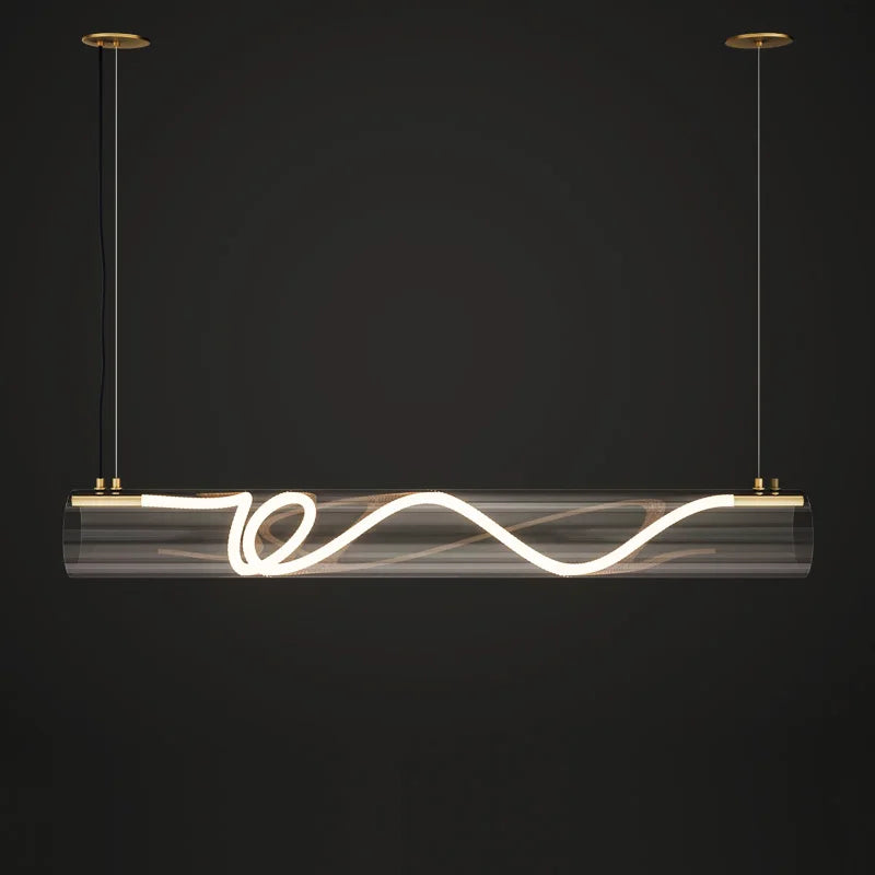 LED Long Tube Pendant Lights: Stylish Lighting for Home, Restaurant, and Bar